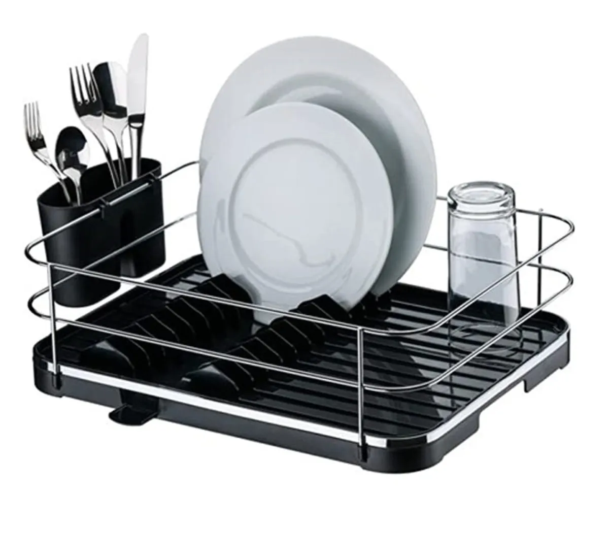 Escorredor de Louça em Aço Cromado